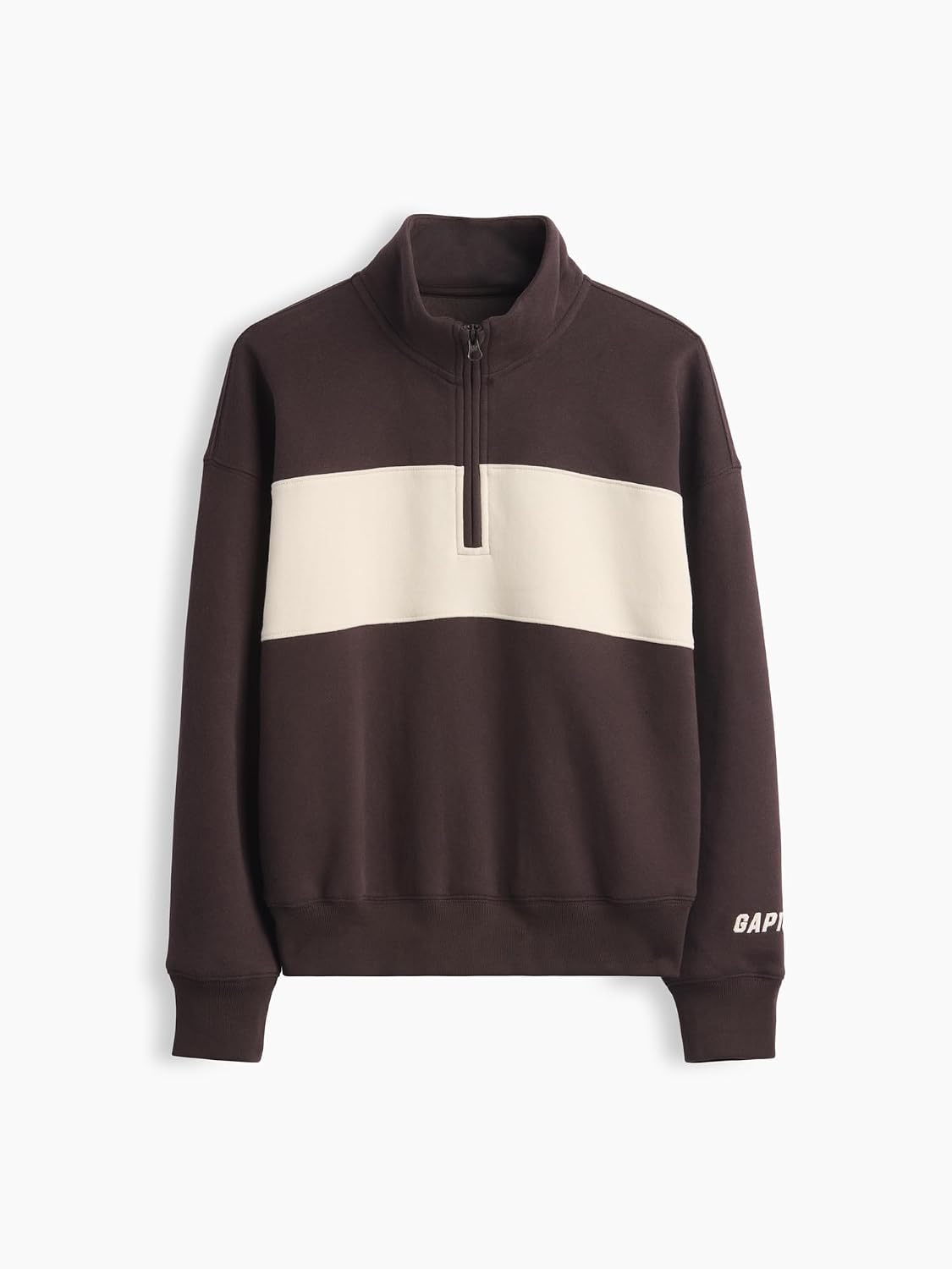 GAP Boys' Quarter Zip Fleece Pullover