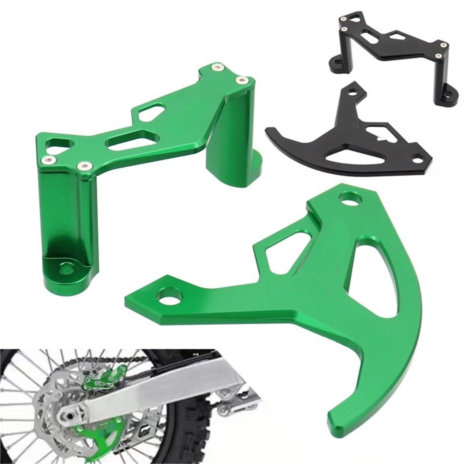Osłona Dekoracyjna Tarczy Pasuje do motocykli KAWASAKI KX250 KX 250 2019-2021 KX250F 250F 2004-2018 Osłona tylnego zacisku hamulcowego