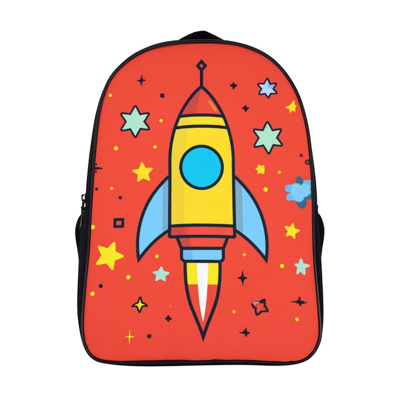 Mochila infantil Rocket 3 ajustable con relieve 3D animado y compartimento impermeable 7
