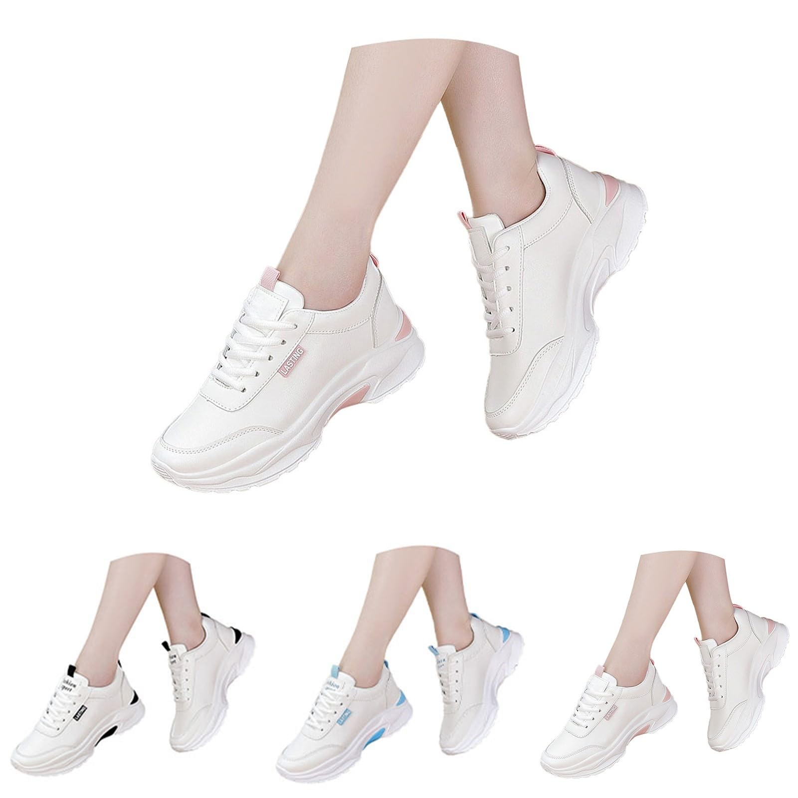 Sneakers Donna Eleganti Estive Eleganti Ortopediche Scarpe Running Traspiranti Anatomiche Pianta Larga Sportive Sneaker alla Moda Antiscivolo Scarpes da Corsa Memory Foam Scarpe Jogging Lavoro