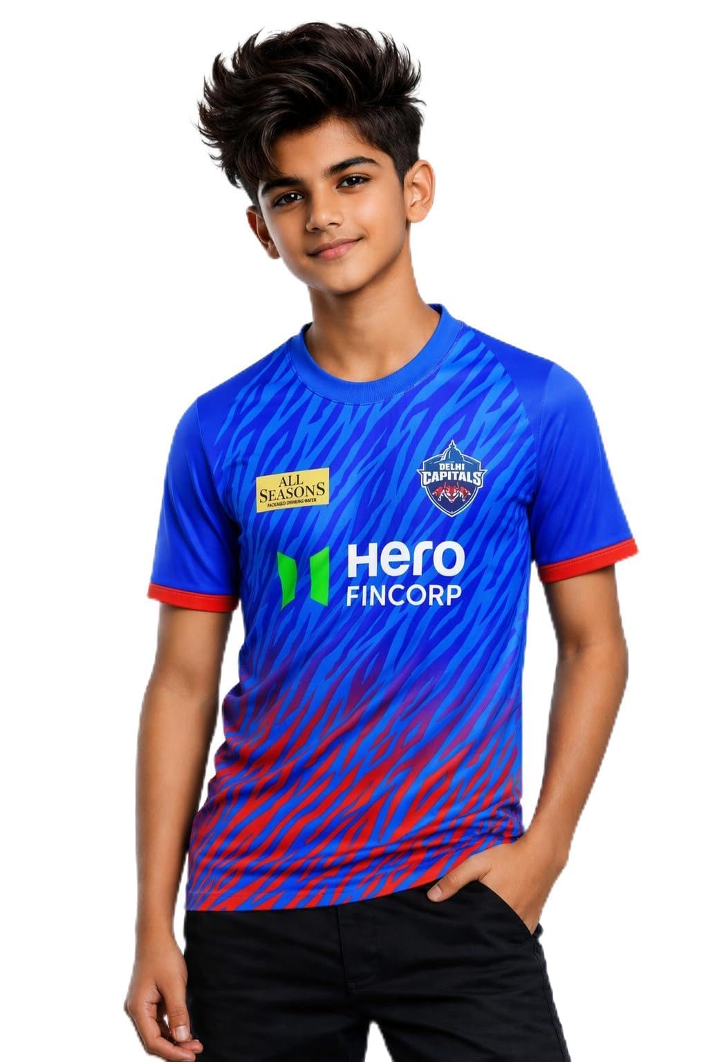 RockinRetailz New Deli Cricket Jersey 2026 for Kids-image-10