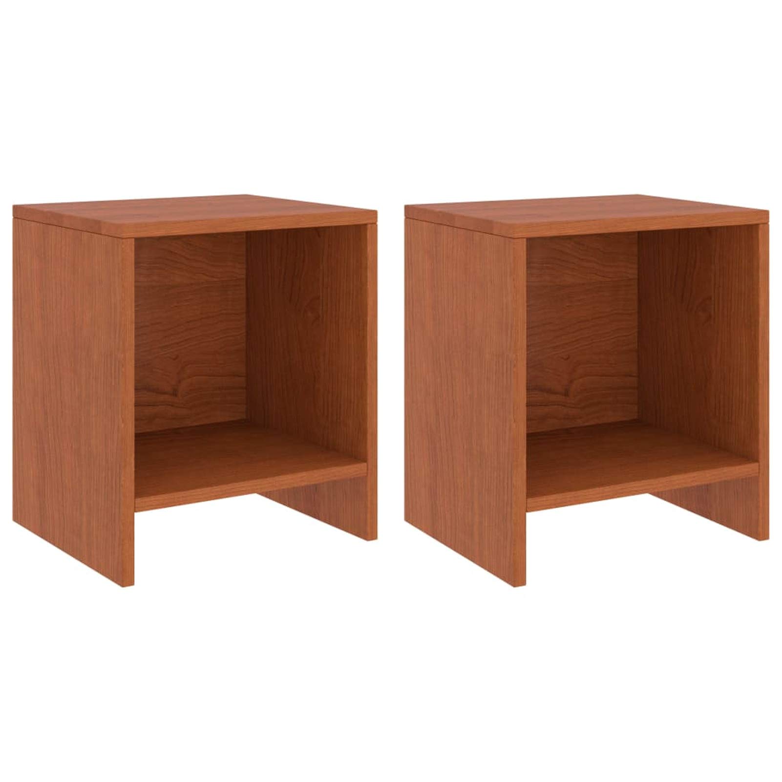 Chevet de lit en pin massif marron miel de 35x30x40cm pour l'organisation de chambre