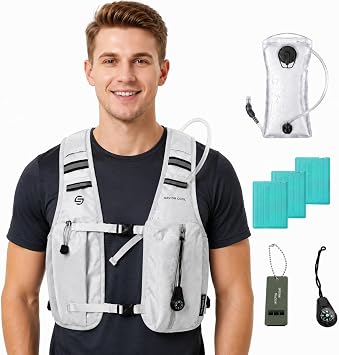 Cooling Vest for Men Women, Hydration Vest for Running Hiking