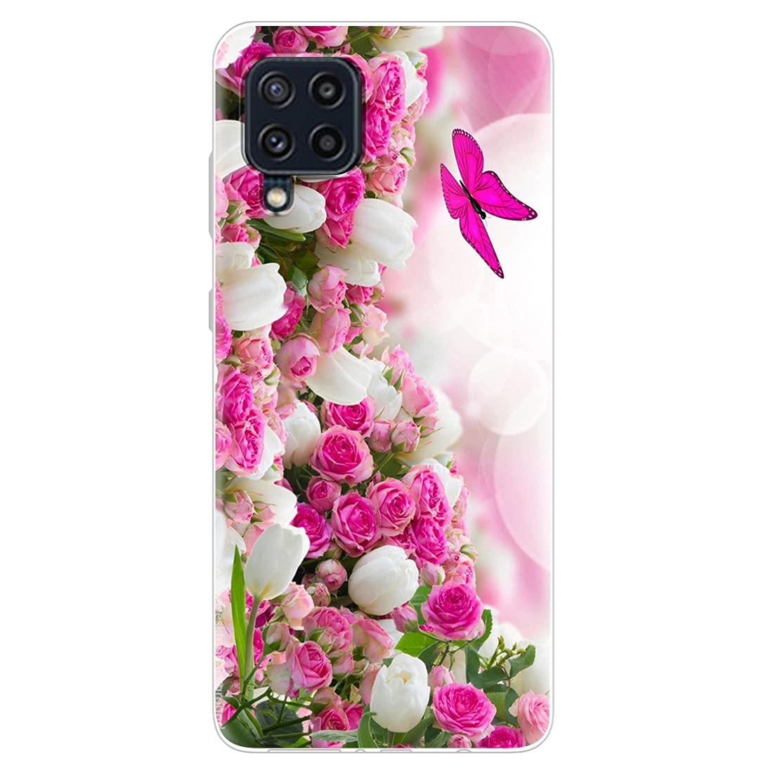 Fashionury Designer Flexible Soft Silicone Back Cover for Samsung Galaxy M32 4G/ Samsung F22 -[D030, Multicolour] (B098JVXSJF) Amazon Price History, Amazon Price Tracker