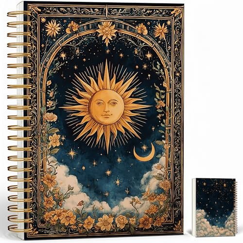 Carnet gothique A5 aux finitions vintage et papier ligné