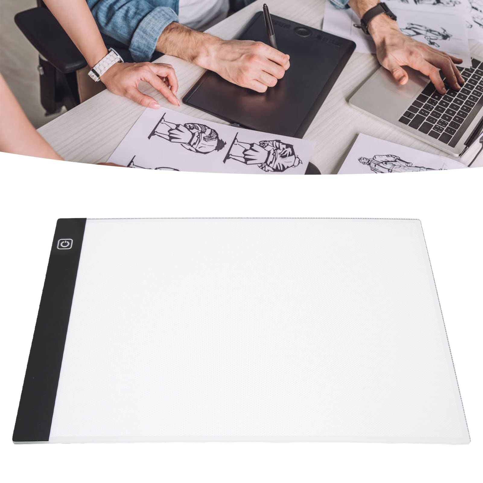 Boîte à Lumière LED, Bloc Lumineux LED USB Variable Pratique pour les Projets de Couture pour l'impression au Pochoir