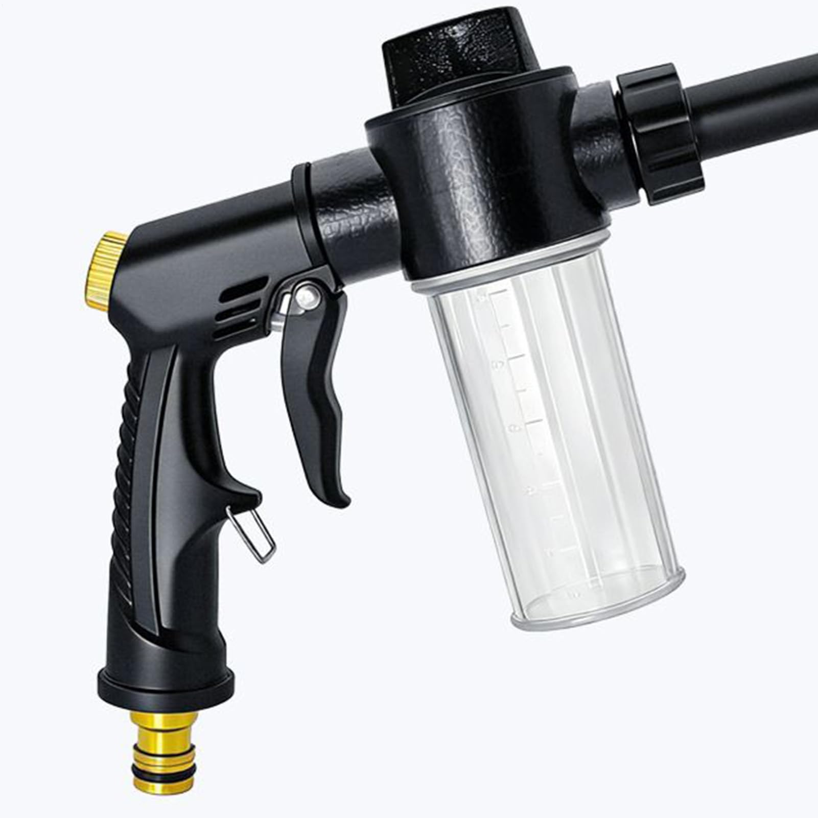 Pistola Per Schiuma, Pistola Per Lavaggio Auto Con Getto Di Schiuma Regolabile Per Auto, Include Dispenser Di Sapone, Per Pulizia Moto Camion Giardino Pannelli Per Animali Domesti