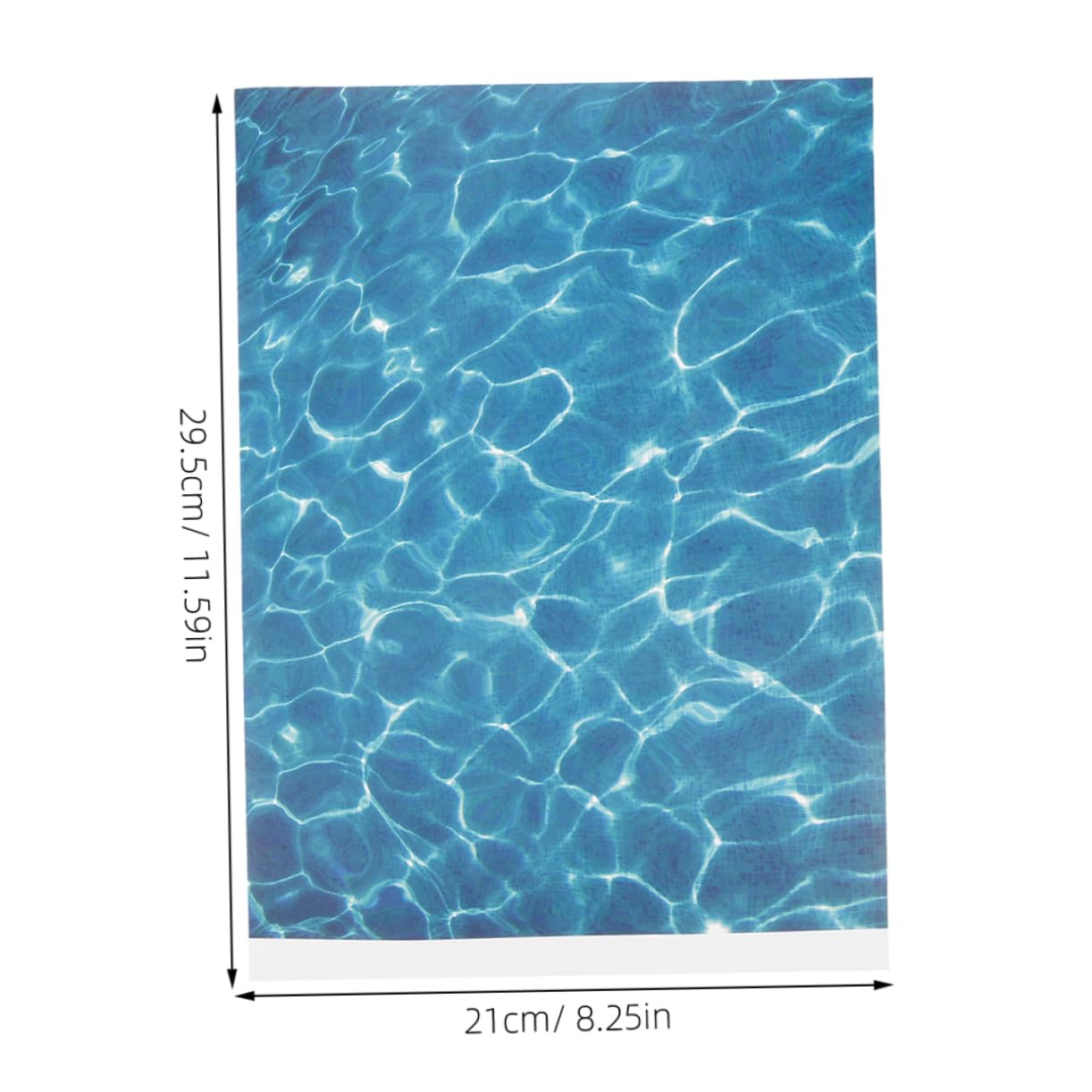 ibasenice 10pcs Fake Water Sheet DIY Plastic Water Decor Sturdy Stream Basing for Model Decor - Image 2