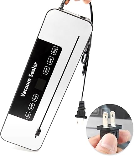 Miniatura 3 de Máquina selladora al vacío, máquina selladora al vacío para guardar alimentos, operación automática de un solo toque, múltiples modos de sellado,