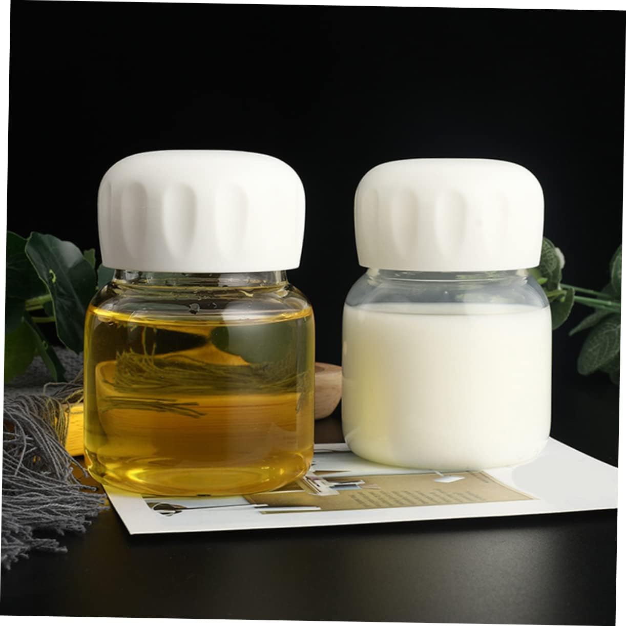 Alipis Explosion-proof Glass Shaker Bottle Storage Mini Juice Bottles Beverage