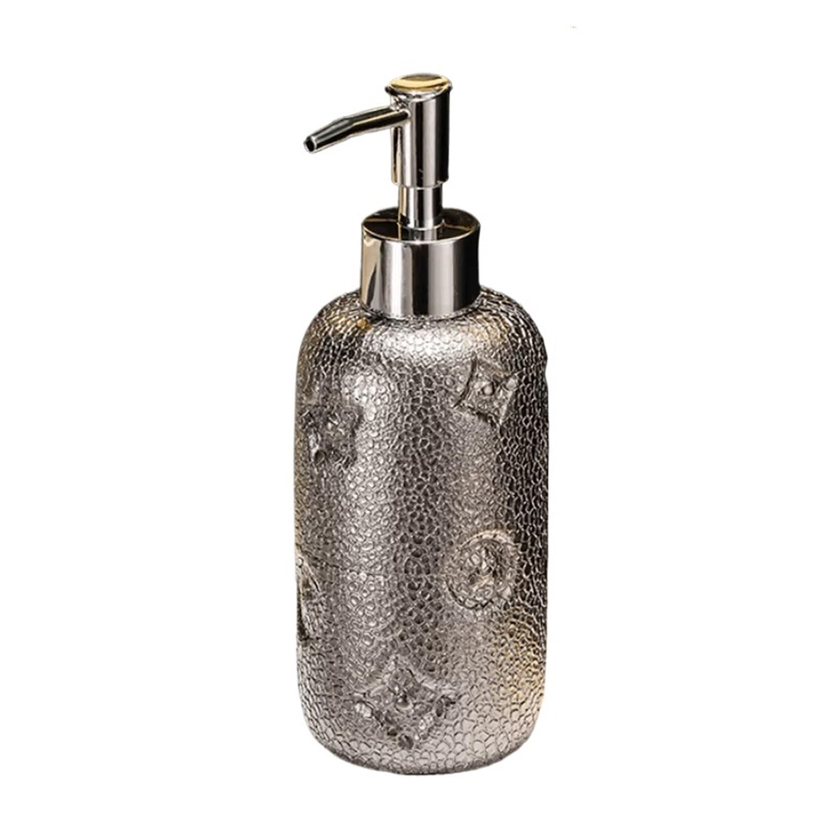 Hand Wash Dispenser Luxury Pump-style Soap Dispensers For Shampoo And Body Wash In Upscale Hotel Bathrooms(Silver)