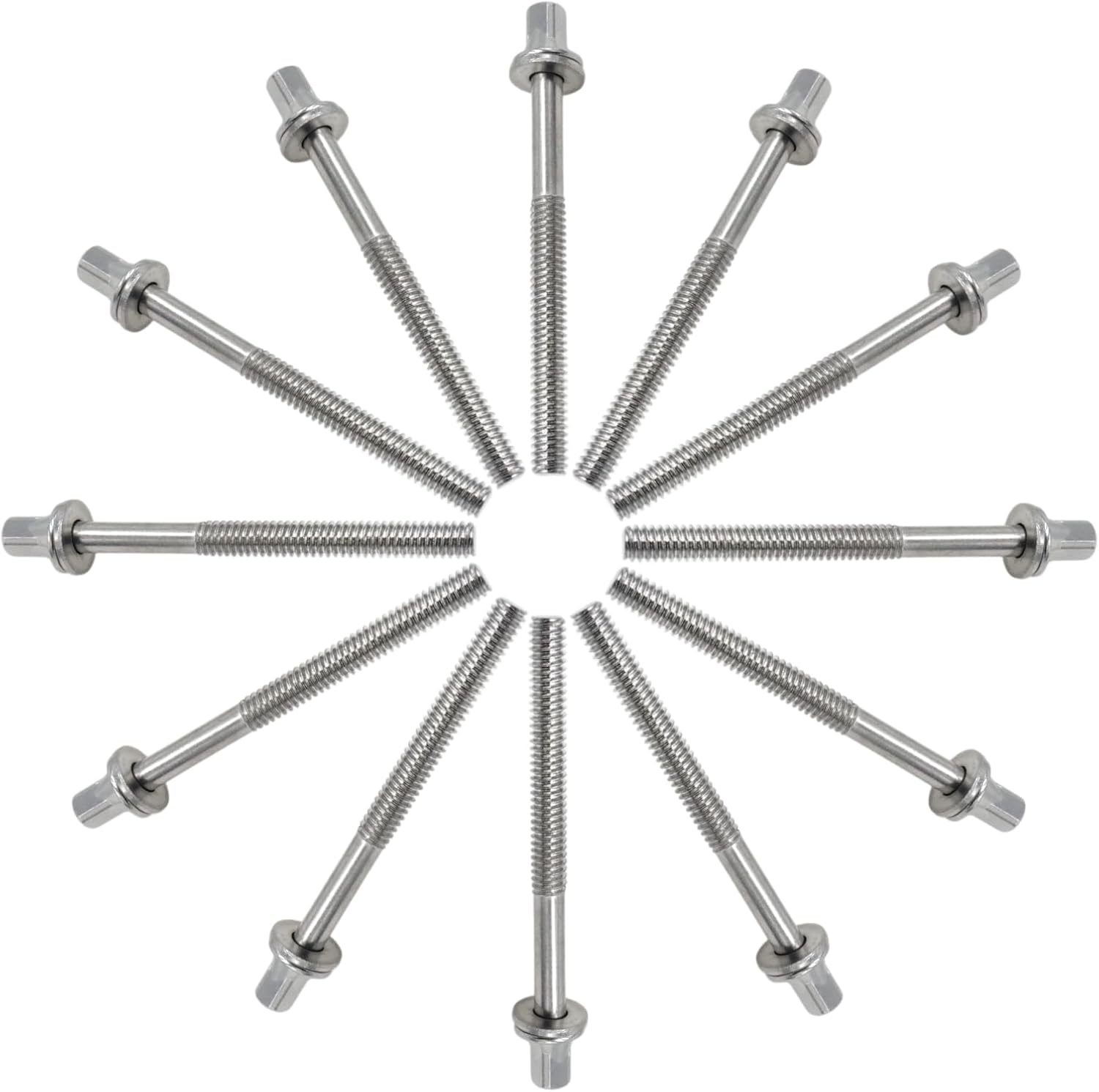 Musical Rods Amazon.com: CashBeat 12-Pack Drum Tension Rods, M6X50 mm Stainless ...