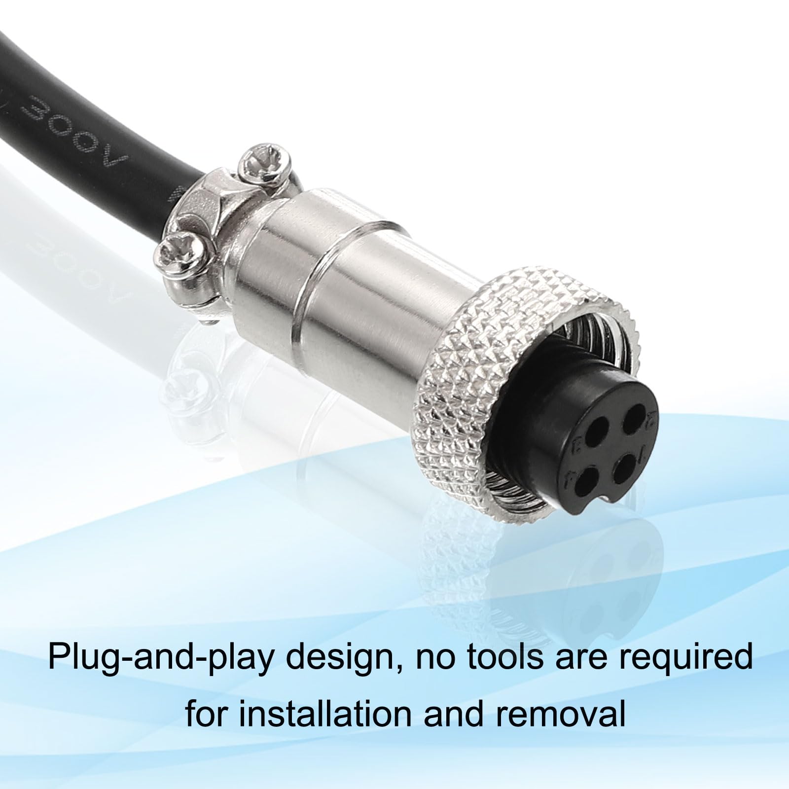 PATIKIL GX12 4 Pin Aviation Sensor Cable 2M / 6.6 Ft - Image 3