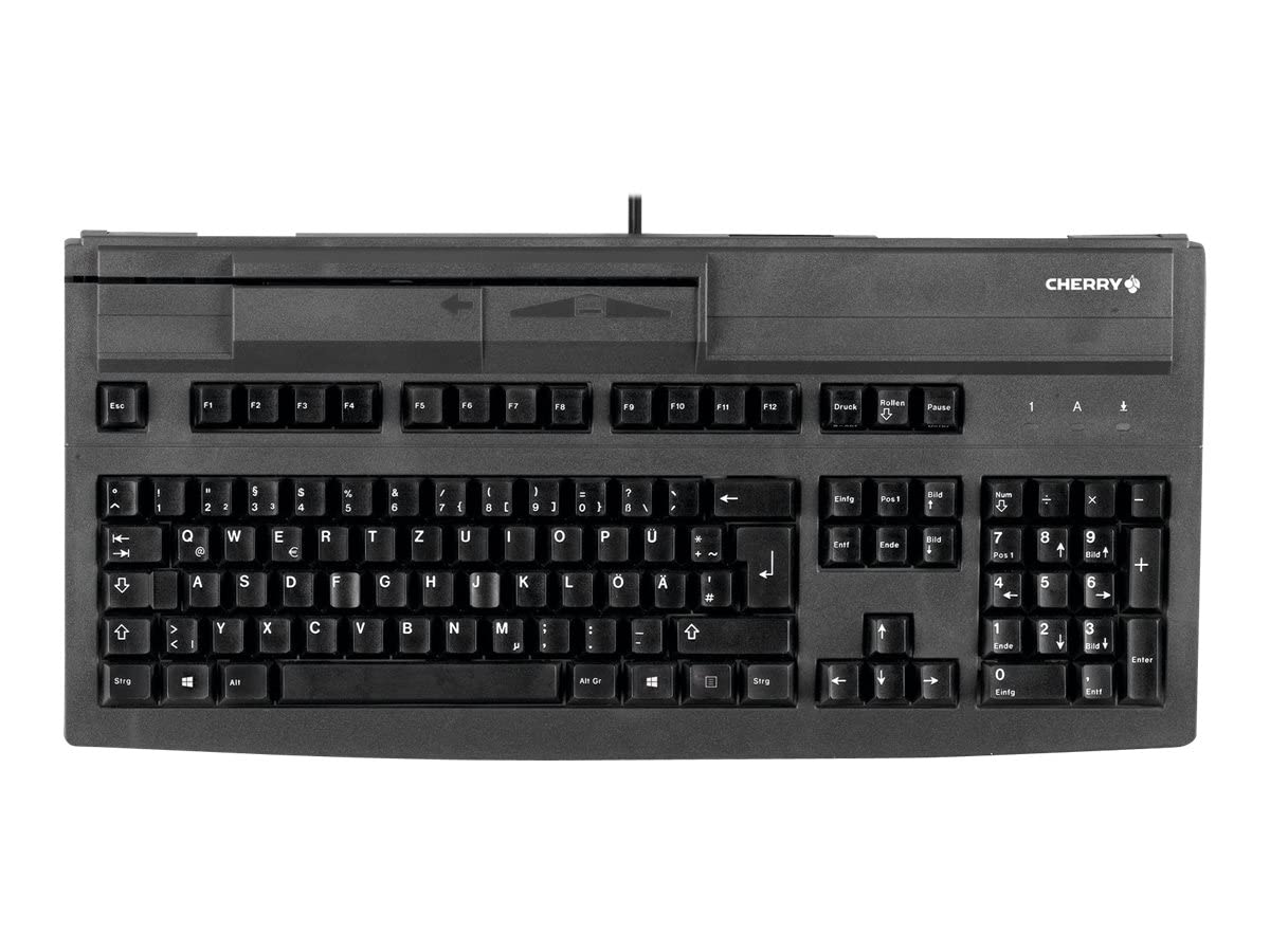 CHERRY G80-8000LUVDE-2 Multiboard Lector de Tarjeta magnética Negro