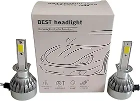 Par de Lâmpadas Automotivas Super Led Nano Compacta Encaixe HB4 6000K Suits