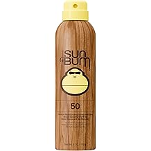 Sun Bum Original SPF 50 Sunscreen Body Spray - Broad Spectrum Moisturizing Sunscreen with Vitamin E - Hawaii 104 Act Compliant (Made without Octinoxate &amp; Oxybenzone) - 6 oz