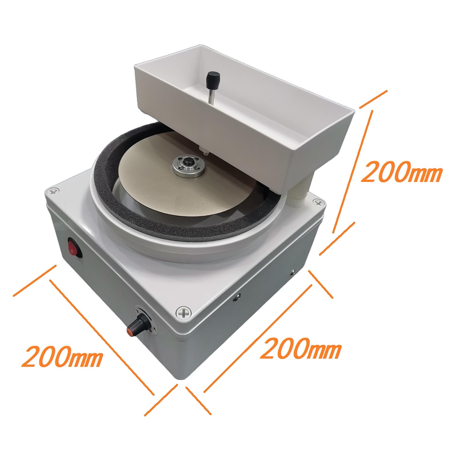 Rectificadora Eléctrica Portátil, con Muela Abrasiva De Diamante De Grano 600. Velocidad: 0-4000 RPM. Ideal para Pulir Piedras Preciosas, Cerámica, Jade Y Lentes De Vidrio