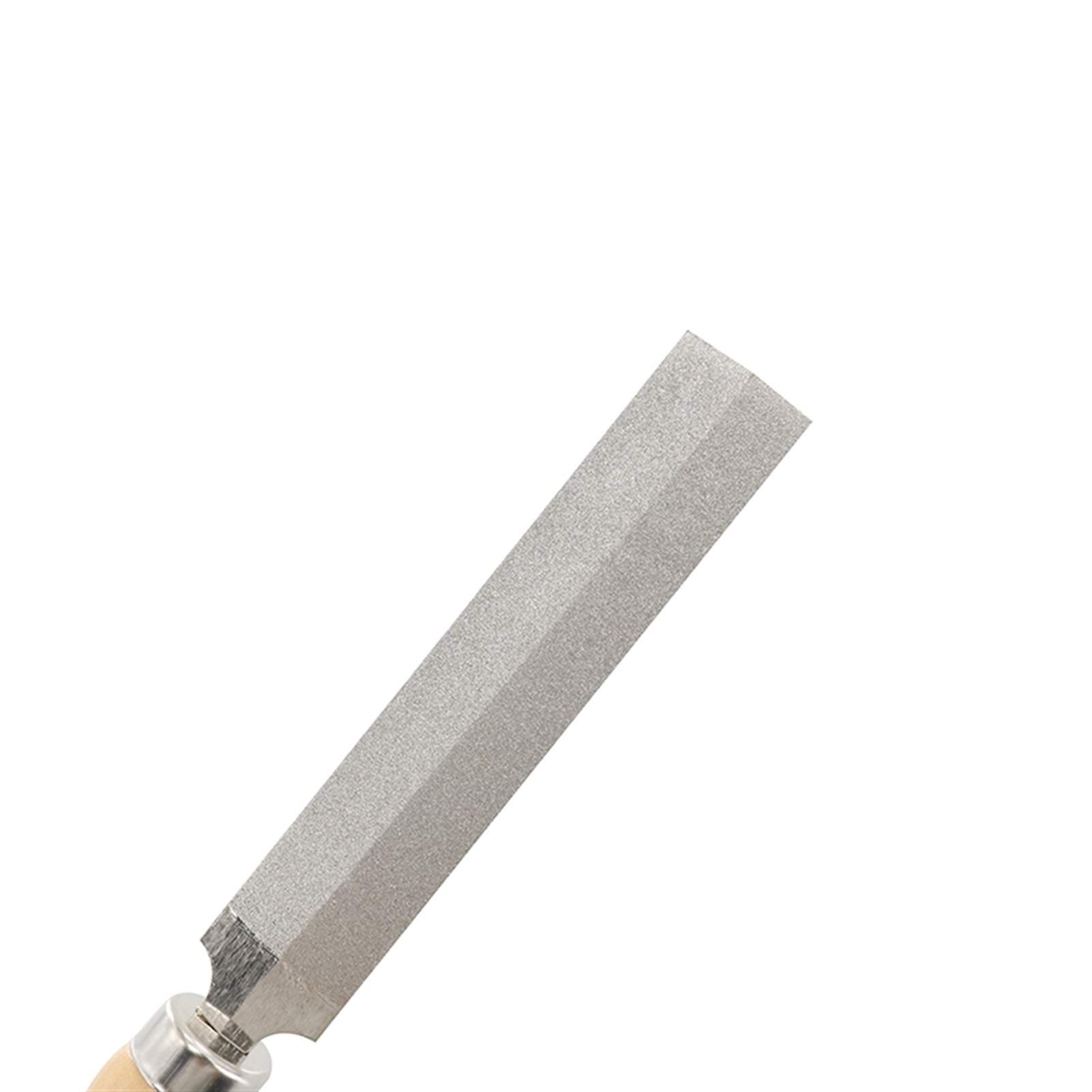 Juego de limas, juego de limas de metal, limas chapadas en titanio de 3, 4 y 5 pulgadas, utilizadas for tallar madera con diamante, rectificado de vidrio metálico, herramientas de jardín for trabajar