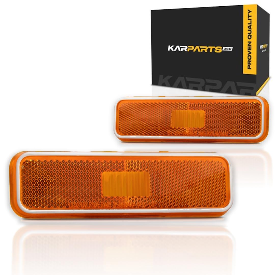 Amazon.com: For 1984-1989 Dodge D100 Front Side Marker Lights