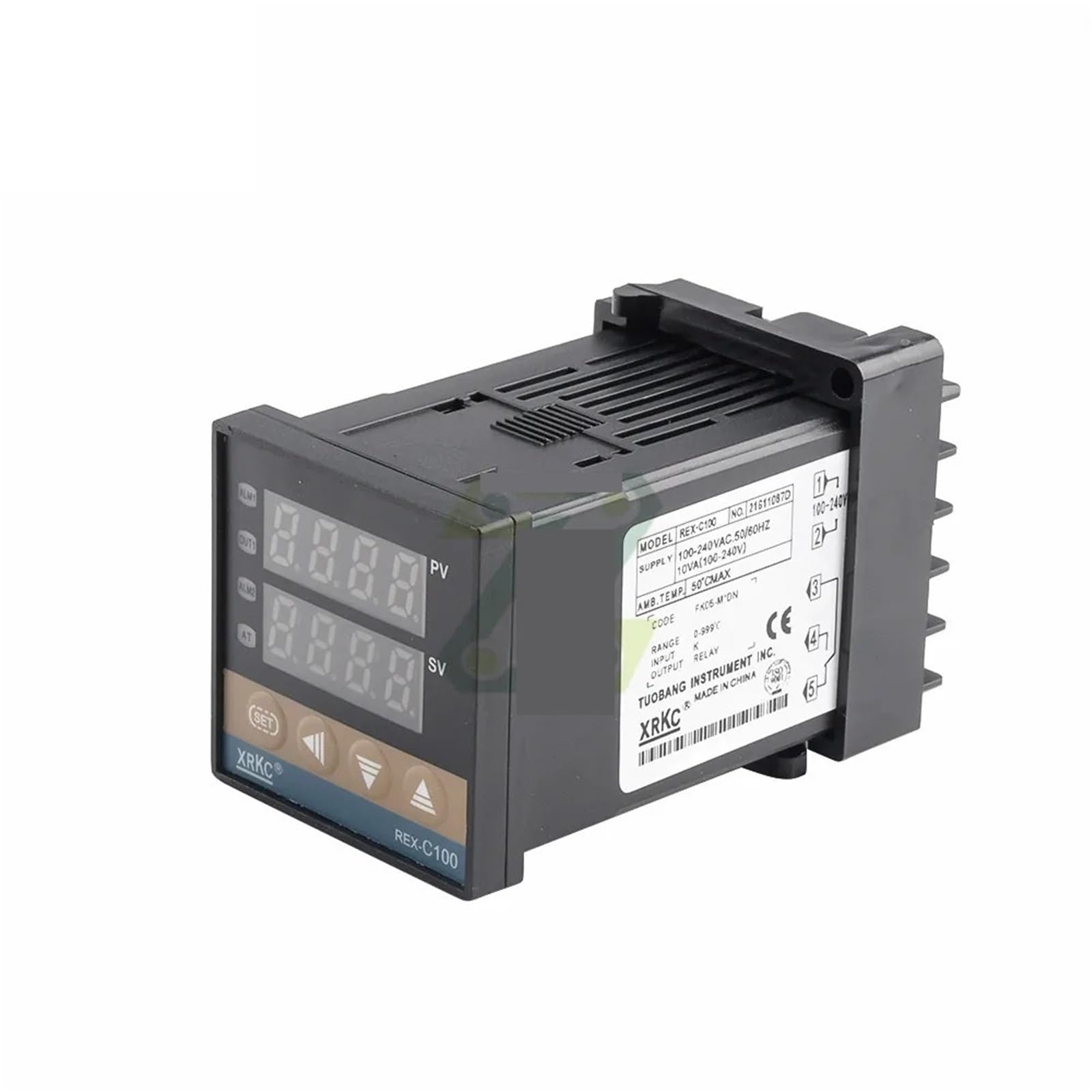 Controlador de temperatura REX-C100 con salida de relé para control industrial preciso