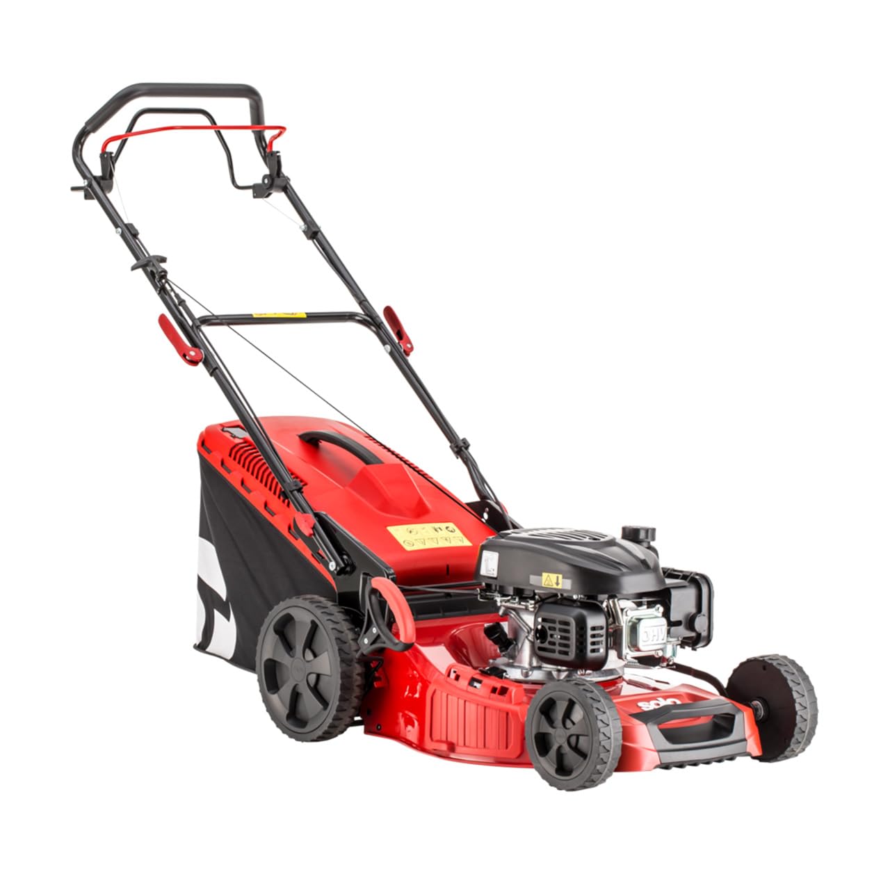 Kosiarka spalinowa Easy SBA Pro 4716 SP-A Solo by AL-KO – silnik 2,1 kW, szerokość cięcia 46 cm, napęd na koła, funkcja mulczowania 4 w 1, kosz na trawnik o pojemności 65 l do 1500 m²