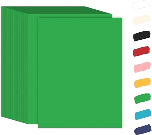 Miniatura 8 de Goefun - 100 hojas de cartulina color crema de 8.5 x 11 pulgadas, papel de impresora de papel marfil de 65 libras para hacer tarjetas, impresión de
