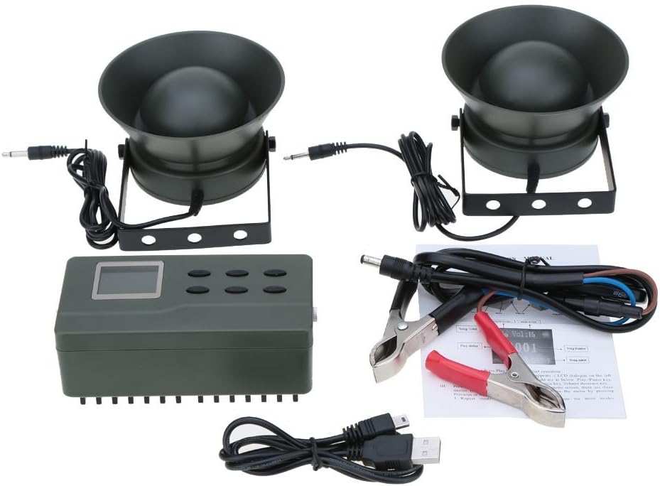 Electronic Predator Call Outdoor Hunting Decoy Bird Caller Loudspeaker with 182 Animal Sounds