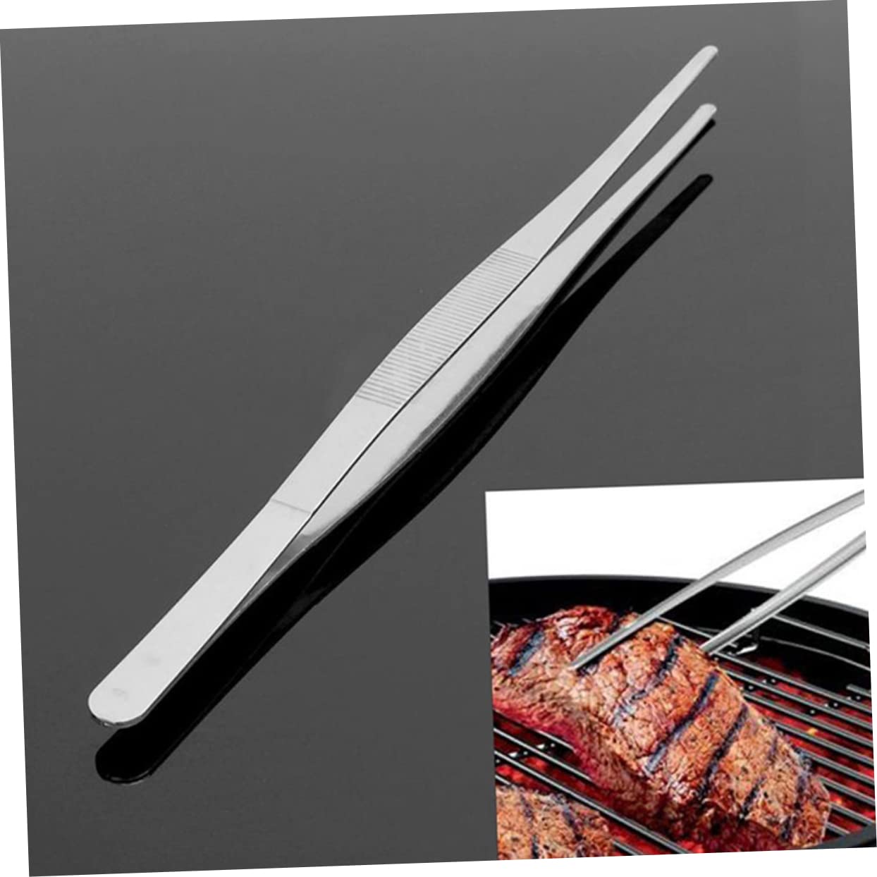 バーベキューセット Amazon | LABRIMP 2個食品用グ 多機能バーベキュー用ステーキグ