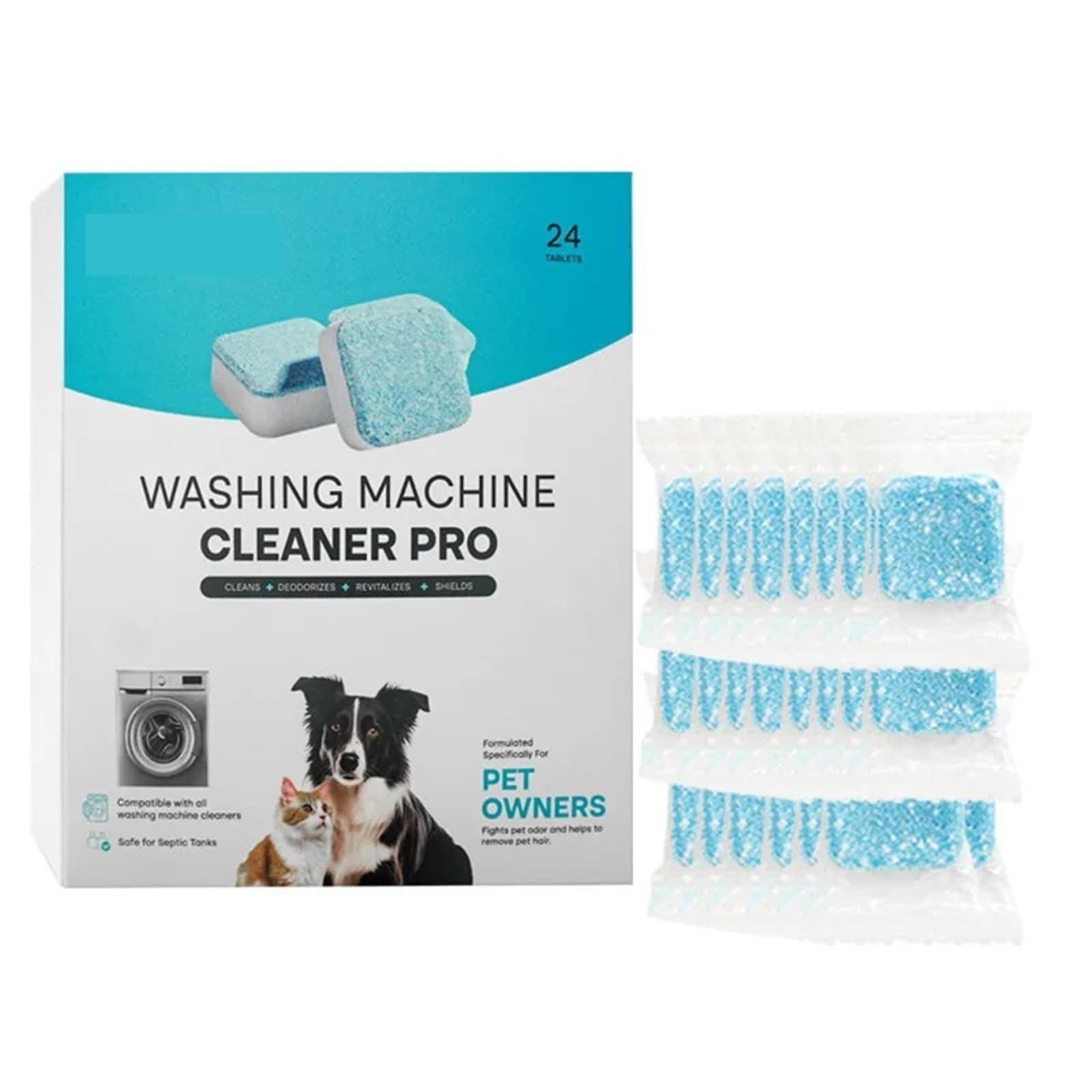 washing machine cleaner tablets Waschmaschinenreiniger-Tabs Tiefenreinigung