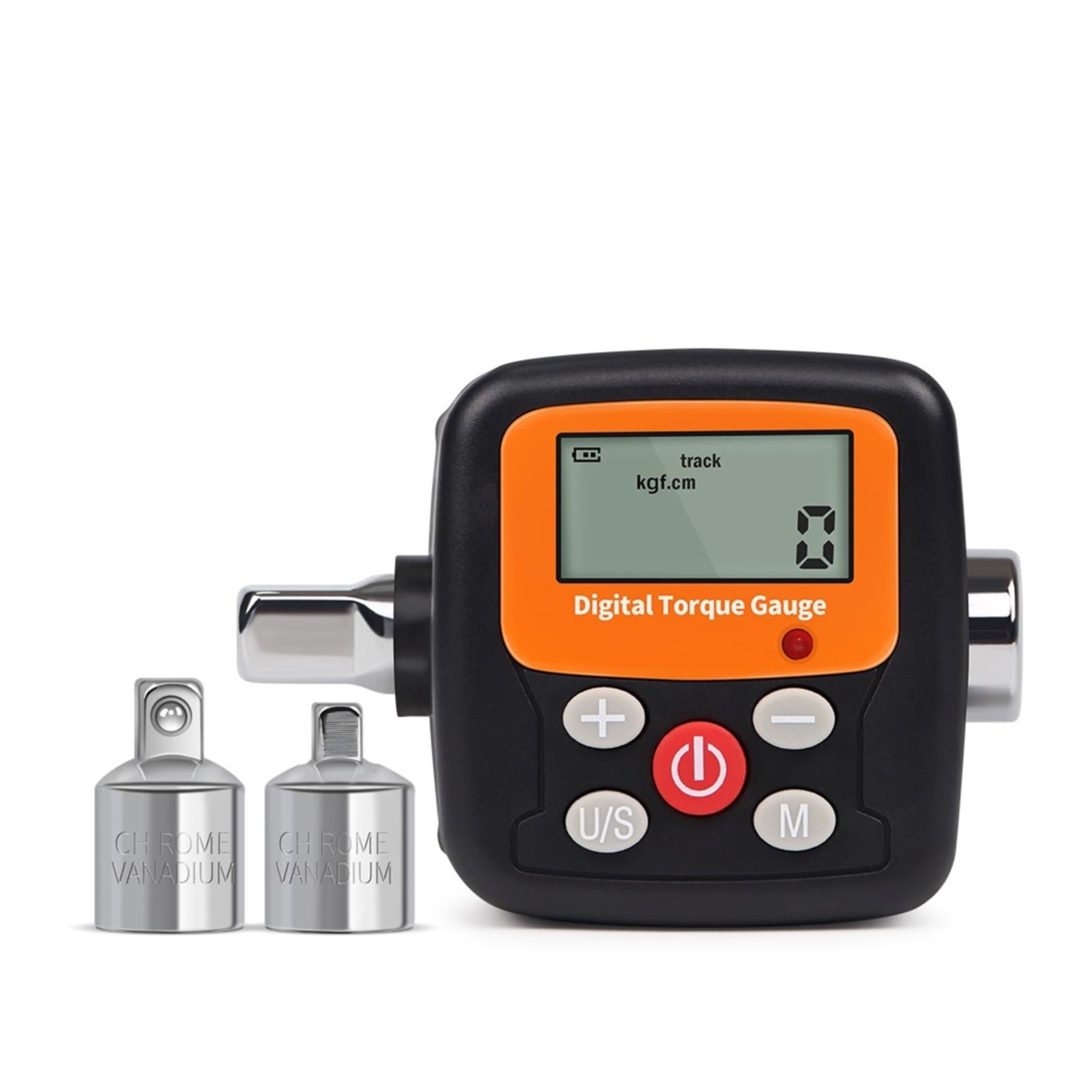 Gqnblvhzupdm 4-135N.m Digital Torque Meter Digital Torque Wrench Adapter Precision Electronic Meter With Lcd Display Bike Car Repair Tools Includes 1/2'' 1/4 3/8''