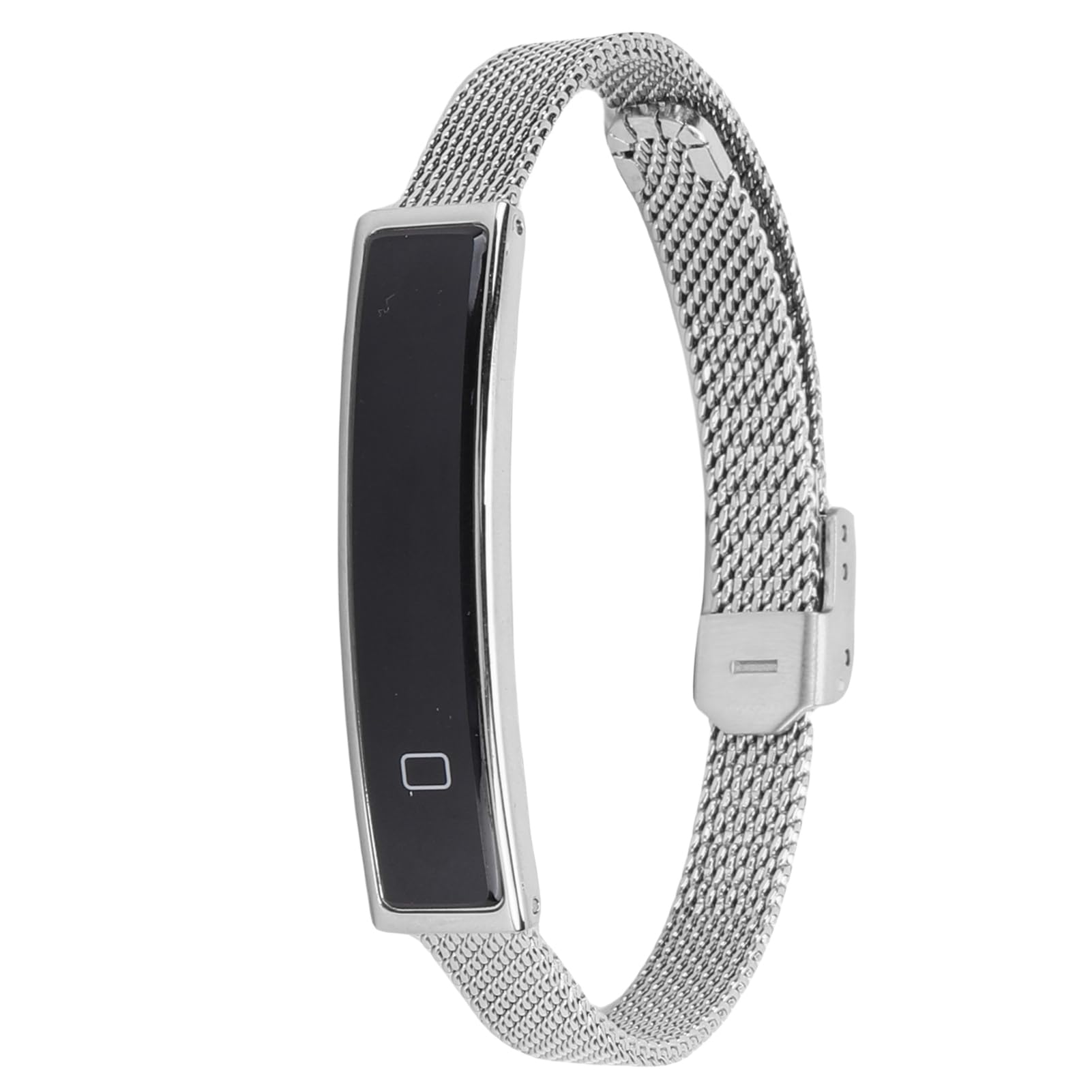 SUNGOOYUE Pulsera Inteligente, Rastreador de Actividad con Monitor de Frecuencia Cardíaca, Contador de Pasos, Rastreador de Sueño, Reloj Inteligente para Mujeres, Hombres y Niños, con (Silver)