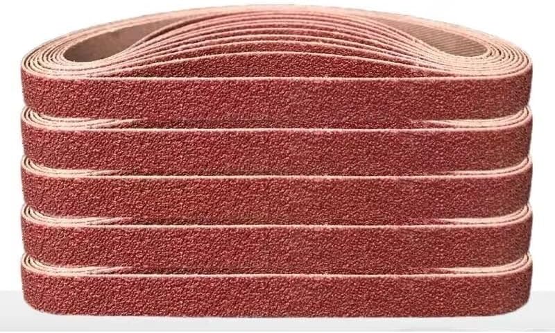 Sandpaper Sanding belts,sandblasting tools,50pcs 10x330mm Sanding Belts Abrasive Bands For Belt Sander Abrasive Tools Wood Soft Metal Polishing(80 Grit)