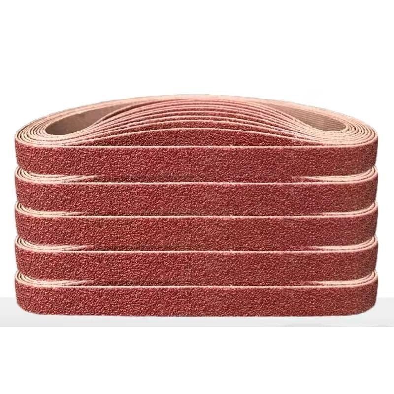 Taśmy szlifierskie, 50 szt. pasów szlifierskich 10 x 330 mm, taśmy ścierne do szlifierki taśmowej, narzędzia ścierne, drewno, miękkie polerowanie metalu, ziarnistość 80