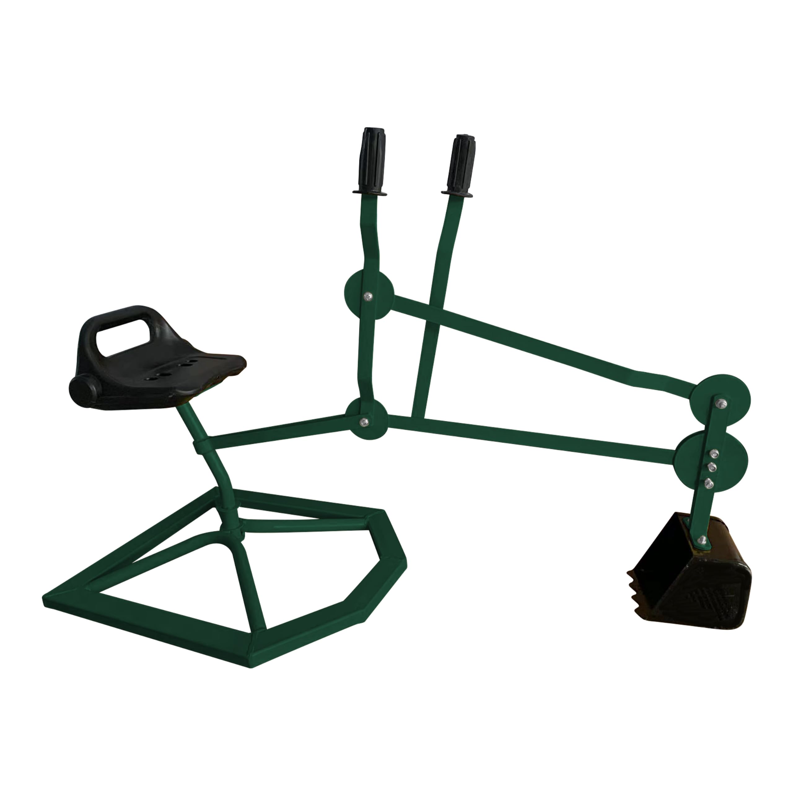 Axi Justin Escavatore giocattolo - Verde/Nero | Gioco da spiaggia all'aperto per sabbiera | Montaggio facile e veloce | Per bambini e bambine