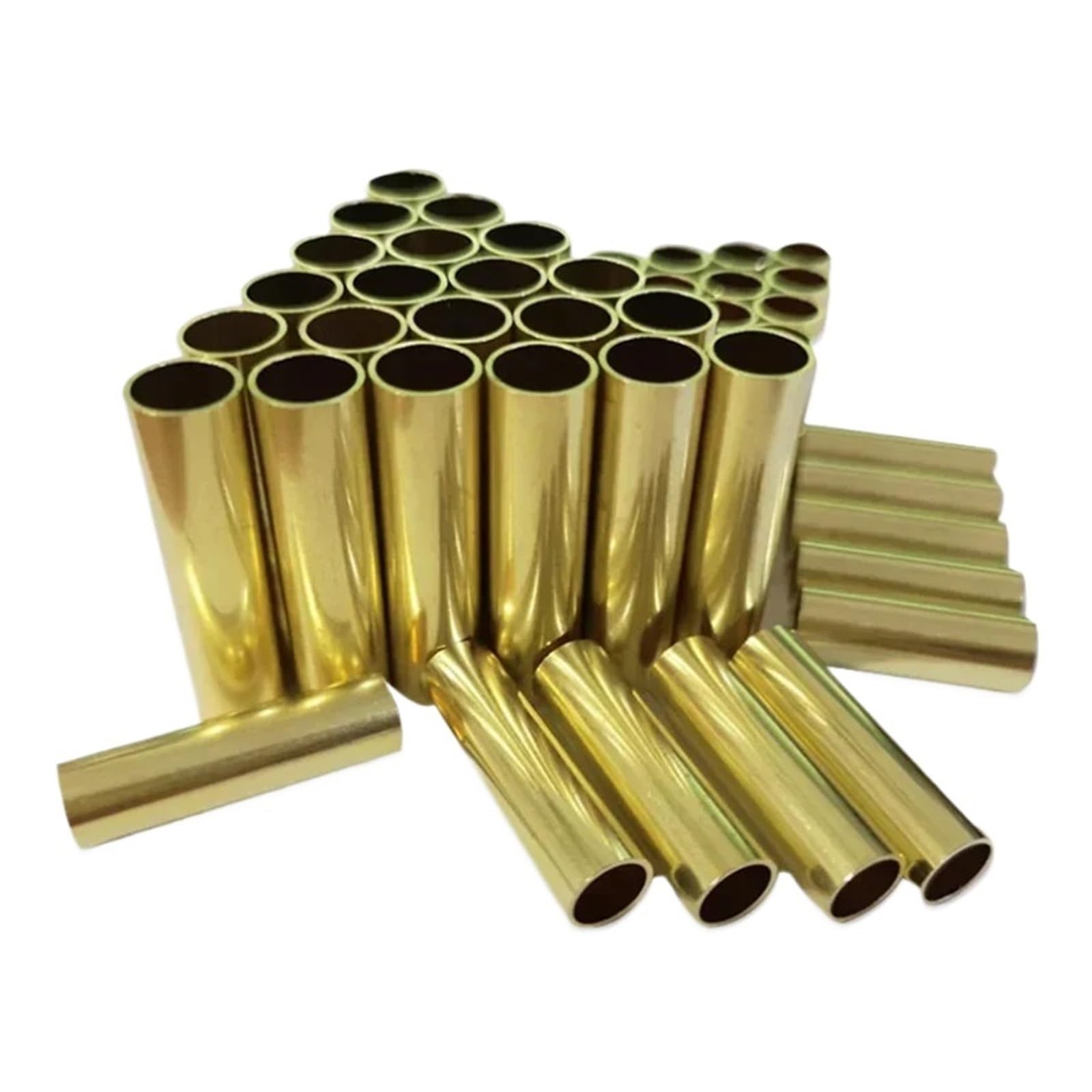 Jfnklfg 2 Pieces Brass Round Tube 2Pcs Brass Pipe Outer Diameter 9Mm 9.5 10Mm 11Mm 12Mm 12.5Mm Length 300 500Mm Hollow Straight Round Tube Piping(300Mm_od 9.5 X Id 7.5Mm)