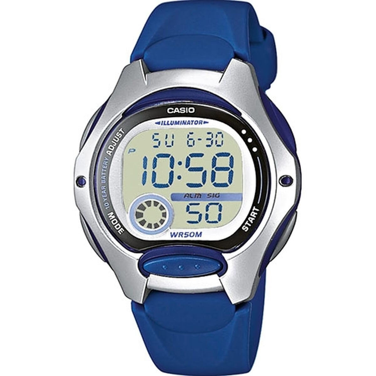 Casio Kinderuhr LW-200-2AVDF Fun Timer Blau