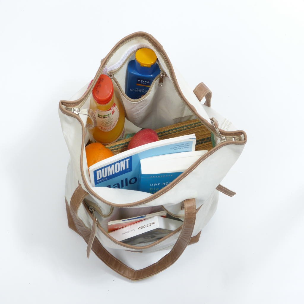 360° Grad Segeltuchtasche Deern Mini Zahl Grau