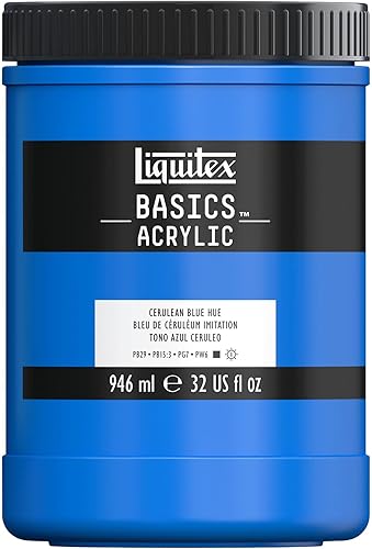 Vista 110 de Liquitex BASICS Pintura Acrílica, Tubo de 118ml (4 oz), Tono Carmesí de Alizarina