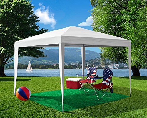 House, Home and More Outdoor Turf Rug - Green - 10 Feet X 25 Feet - Image 4