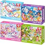 QUOKKA Puzzles for Kids Ages 3-5 - Original - 60 Piece Puzzles for Kids Ages 4-8 - Jigsaw Toddler Puzzle Age 3-5 - Unicorn Princess Animals Toys - Children 4-6 yo - Gift Educational Game