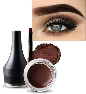 Eyebrow Cream Brow Pomade, Semi-Permanent Eyebrow Gel, Long-Lasting Waterproof Eye Brow Pigment with Brush for Women Natural Makeup Shades Eyebrow Stamp (#02)