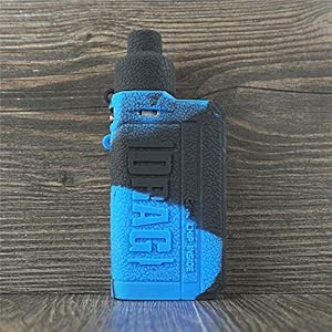 ORIN Voopoo Drag Max Coque de Protection en Silicone pour Voopoo Drag Max Case Antislip Cover Shield Sleeve Wrap Decal Skin (Noir Bleu)