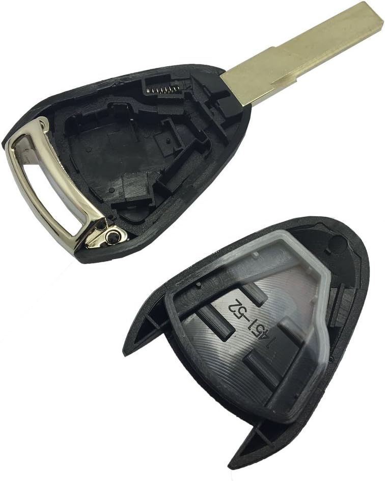 2 Buttons Replacement Key Fob Case Shell fit for Porsche 911 Cayman Boxster Carrera GT Keyless Remote Key Fob Cover