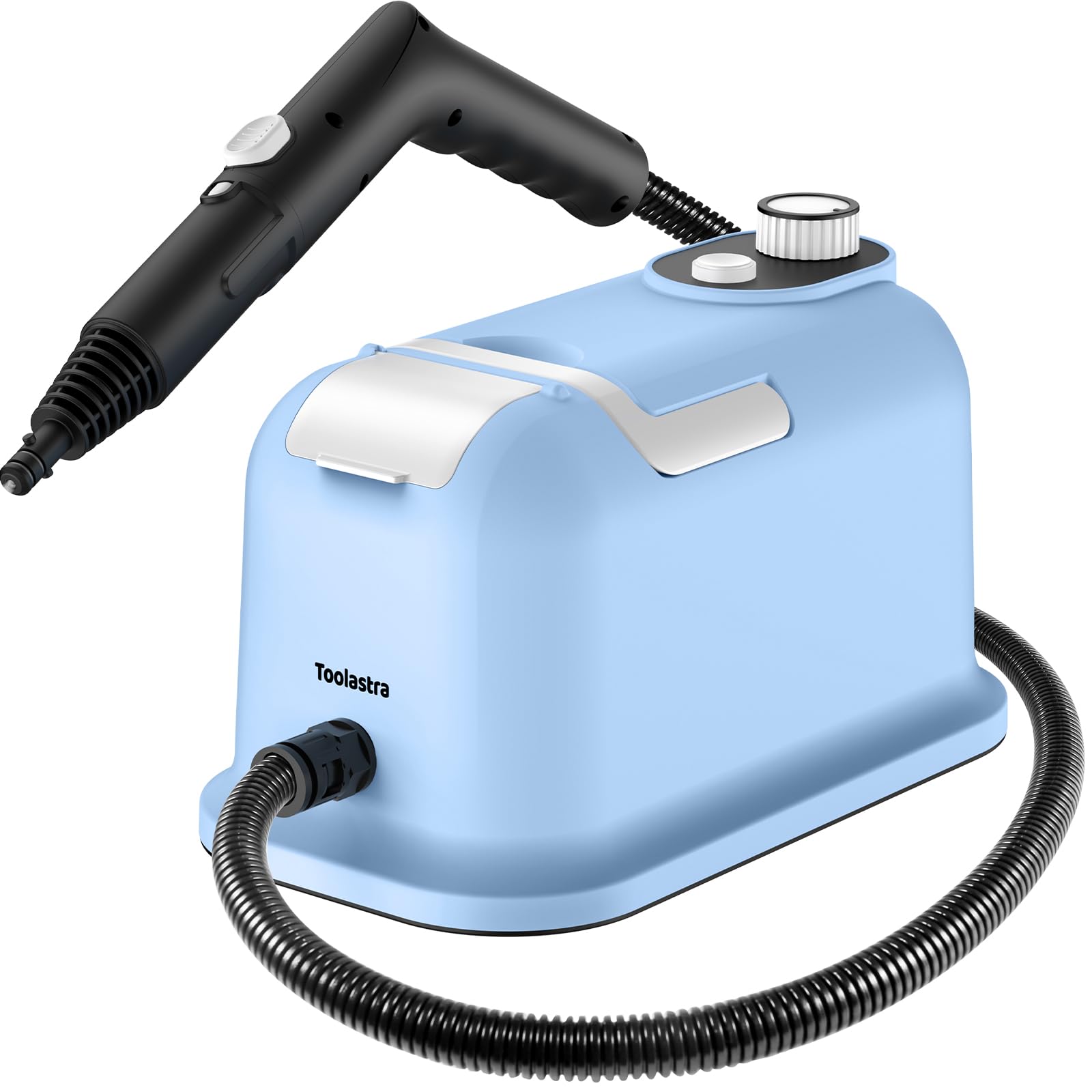 Nettoyeur vapeur portable Toolsstra bleu pour purifier toute la maison du sol au plafond