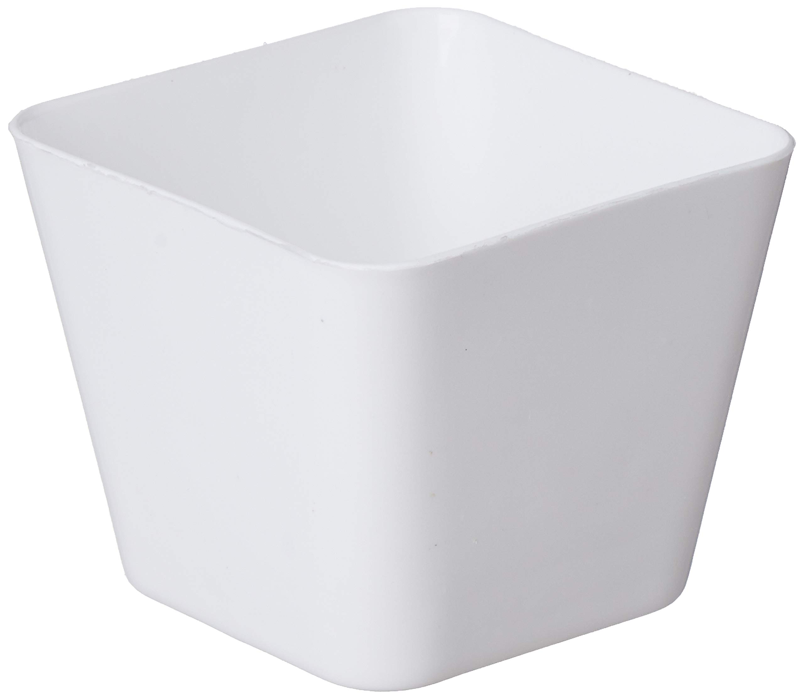 Gardens Need 100% Virgin Plastic Four Square Pot-03| Set of 6 Planter, (9cm x 9cm x 7cm, White) (B085588Y5F) Amazon Price History, Amazon Price Tracker