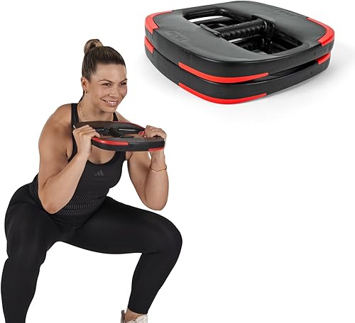 Les Mills Pesas ergonĂłmicas libres de doble propĂłsito de 16.5 libras para mujeres en casa, equipo de entrenamiento, placas de pesas de Les Mills Pesas ergonĂłmicas libres de doble propĂłsito de 16.5 libras para mujeres en casa, equipo de entrenamiento, placas de pesas de