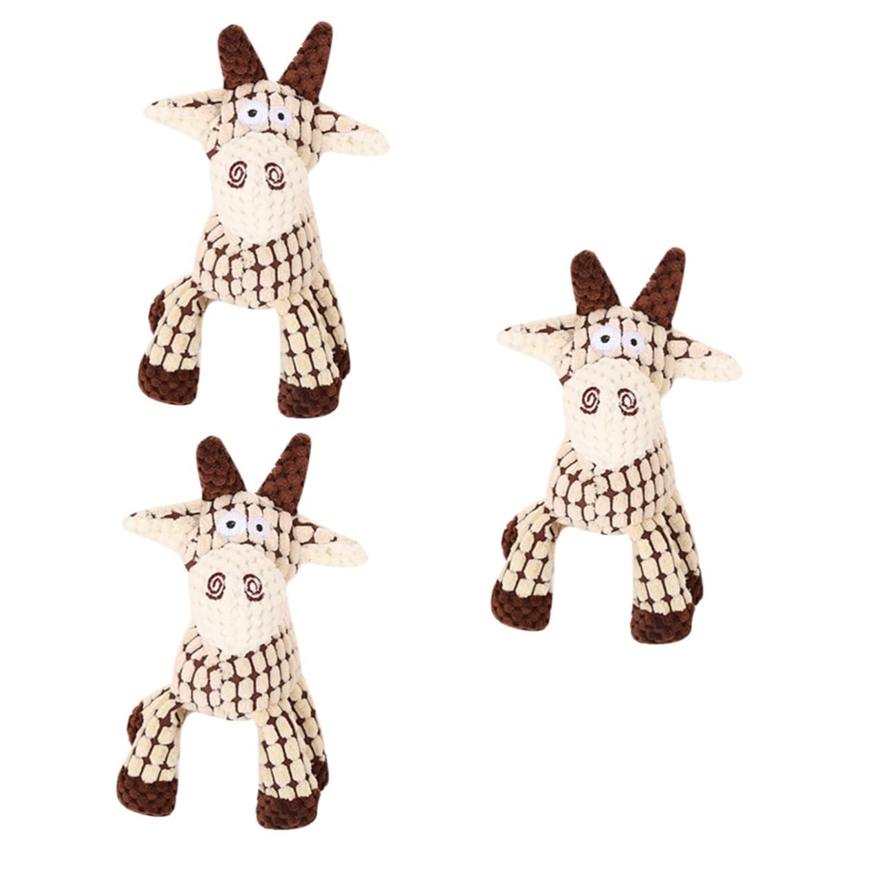 INOOMP 3 Piezas Juguete para Masticar Mascotas Cachorro masticando Juguetes de Peluche de Juguete Juguetes para Perros pequeños Juguete Indestructible Juguete para Mascotas