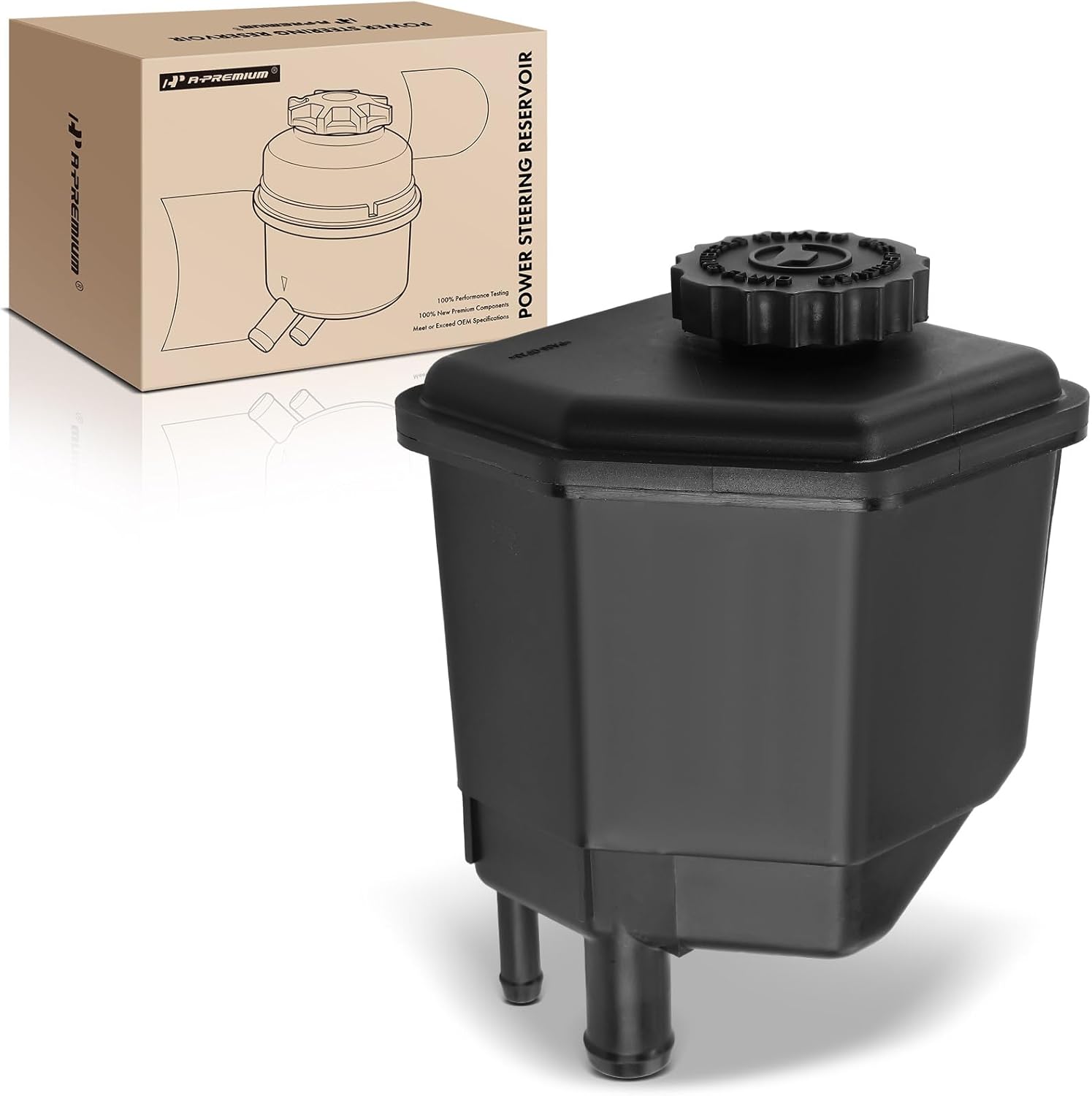 A-Premium Power Steering Reservoir/Tank with Cap Compatible with Dodge Charger 2006-2010, Challenger 2008-2010, Magnum 2005-2008 & Chrysler 300 2005-2010