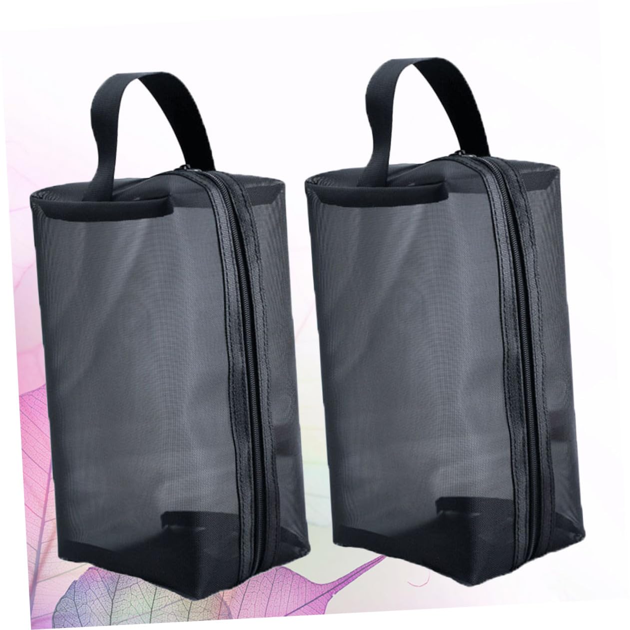 Didiseaon 6 Piezas Bolsa de Almacenamiento de Malla Bolsa de Almacenamiento con Cremallera de Malla Neceser para Maquillaje Bolsas organizadoras para Viajar Neceser Exterior