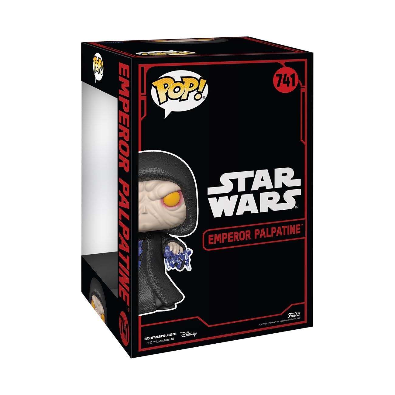 Funko Pop! Jumbo: Star Wars Darkside - Emperor Palpatine - Emperador Palpatine - Figura de Vinilo Coleccionable - Idea de Regalo- Mercancia Oficial - Juguetes para Niños y Adultos - Movies Fans